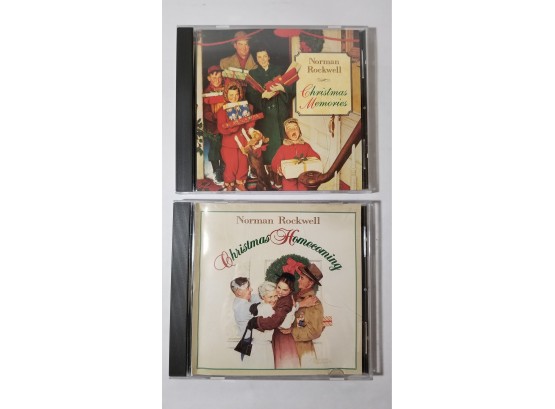 Norman Rockwell Christmas - 2 Music CD's - Classic Christmas Music & Songs