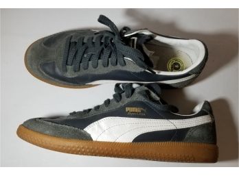 Puma Super Liga Shoes - Men's Size 8 - OG Retro Sneaker - Navy Gum