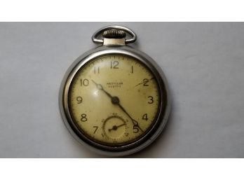 Antique Pocket Watch - Westclox Scotty - Wind Up Pocket Watch