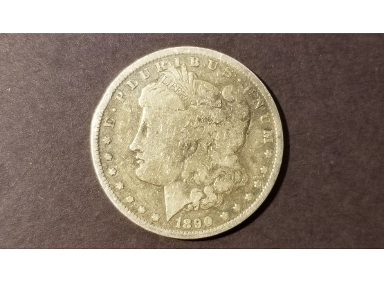US 1890 O Morgan Silver Dollar - Fine