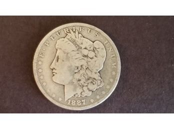 US 1887 Morgan Silver Dollar - Good