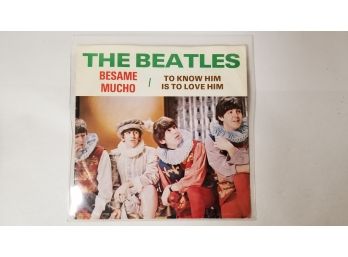 The Beatles - Rare Original 45 - Besame Mucho - Translucent Green Vinyl - Deccagone Pro-1106-B
