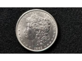 US 1889 Morgan Silver Dollar - Mint Condition - Brilliant