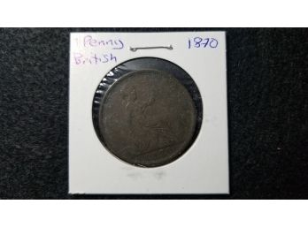 Britain - Great Britain 1870 Penny - Very Good