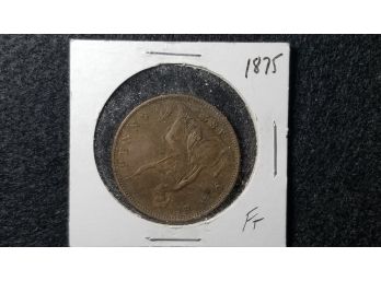 Britain - Great Britain 1875 Penny - Fine
