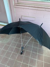 Vista International Double Black Nylon Umbrella Or Umbrella For Two