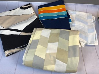 Miscellaneous Lot Of Upholstery Fabric, Some From Finnish Designer Marimekko, Maija Isola, Kristina Leppo