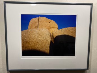 Framed & Matted Limited Edition Photograph By Local Artist Howard Rosenfeld, Titled Wedge II