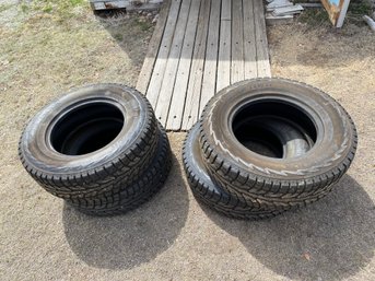 Set Of 4 Hankook Pike RW11 Tires, LT265/70R17, Winter Tire, Snow Tire