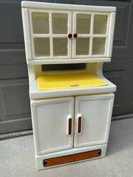 Child's Little Tikes Play Kitchen Cupboard With Working Doors