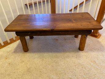 Log Furniture, Cabin Themed Coffee Table Or Living Room Table