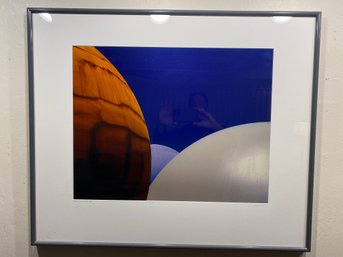 Framed & Matted Limited Edition Photograph By Local Artist Howard Rosenfeld, Titled Orange & White III