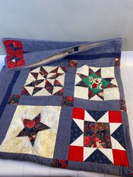 Wonderful Christmas Themed Block Exchange Quilt By The Poudre Patchworkers