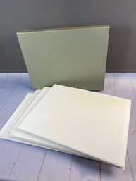 More Than 40 Pieces Of White Or Light Ivory Matte Board For Framing And A Portfolio Box