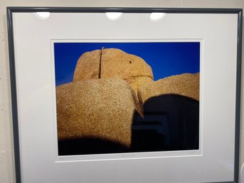 Awesome Framed & Matted Limited Edition Photograph By Local Artist Howard Rosenfeld, 'Wedge II'