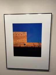 Gorgeous Framed And Matted Photo By Local Artist Howard Rosenfeld, Titled 'Wall II'
