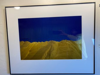 Framed & Matted Limited Edition Photograph By Local Artist Howard Rosenfeld, Titled 'Slipping Yellow III'