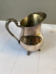 Wonderful Silverplated Or Sterling Silver Pitcher With Ice Guard, F.B. Rogers Silver Company