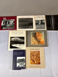 Lot Of Books With Landscape Photography And Ansel Adams Work- Some Are Hardcover And Some Are Paperback