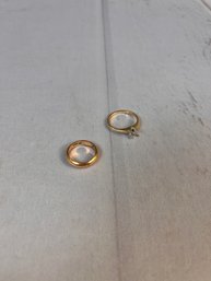 Two 14-18k Gold Rings- One Is An Infant Ring