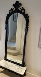 Spectacular Antique Or Vintage Victorian Style Pier Mirror On Marble Top Base Or Stand