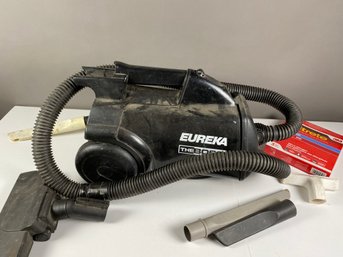 Eureka The Boss Mighty Mite Canister Vacuum With Multiple Accessories Model 3670