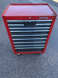 Craftsman 11-drawer Tool Box Bottom With Wheels And Miscellaneous Hardware, Tools & Other Accessories