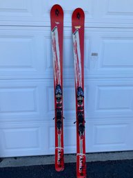 Nice Pair Of Voelkl Mantra Skis With Marker Adjustable Bindings