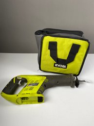 Cordless Ryobi 18-volt Reciprocating Saw Or Sawzall And Tool Or Hardware Storage Carrying Case