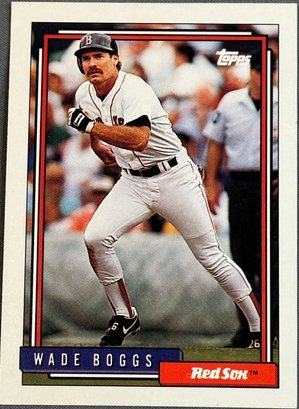 1992 Wade Boggs Topps Red Sox #10