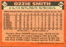 1986 Ozzie Smith Topps St. Louis Cardinals #730