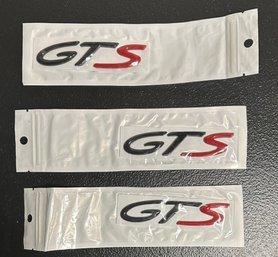 Lot Of 3 GTS Car Lettering - Gloss