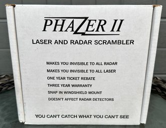 Phazer II Lazer And Radar Scrambler