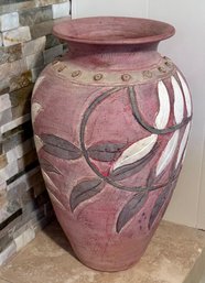Unique Large Pottery Floor Vase 2 Of 2