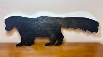 Wood Cut Out Skunk Home Decor