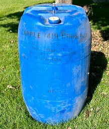 Blue 55 Gallon Drum W/ Lid