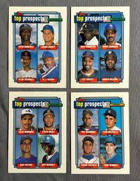 1992 Top Prospects Topps Lot Of 4