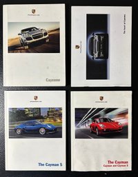 Porsche Brochures - 2004 Cayenne, 2003 Cayenne,  2005 The Cayman S,  2006 The Cayman
