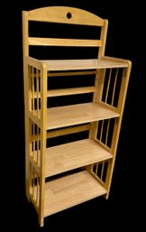 New Natural 4 Tiered Folding Pantry