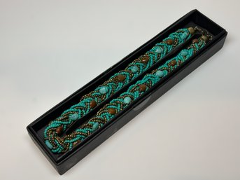 Gorgeous Beaded Turquoise Rope Fashion Jewelry