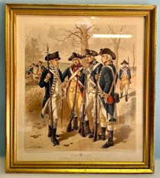 HA Ogden Infantry Continental Army Lithograph