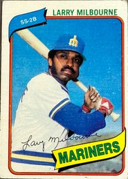 1980 Larry Milbourne Topps Mariners #422