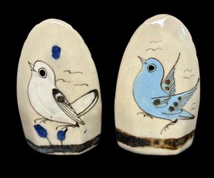 Beautiful Bird Made In Mexico Salt And Pepper Shakers