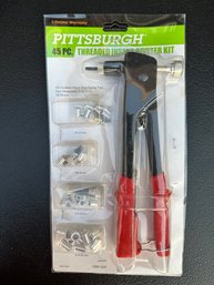 Pittsburgh 45 Piece Threaded Insert Riveter Kit