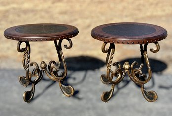 Ashley Bronze Metal Side Tables - Set Of 2