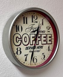 Unique Fresh Brewed Coffee Clock