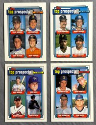 1992 Top Prospects Topps Lot Of 4