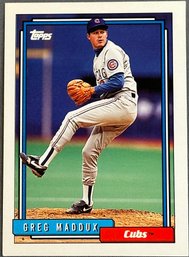 1992 Greg Maddux Topps Cubs #580