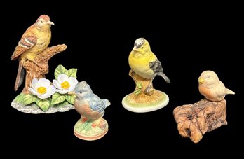 Great Collection Of Bird Figurines - Set Of 4