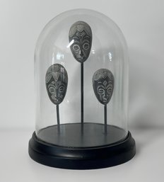 Cosy Home African Masks Dome Decor